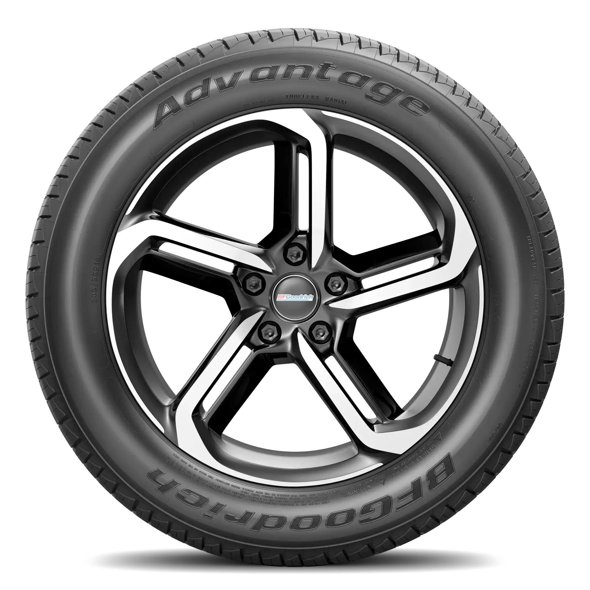 Pneu BFGOODRICH ADVANTAGE Pneu été 205/55 R16 91V A (pneu + jante) Carré