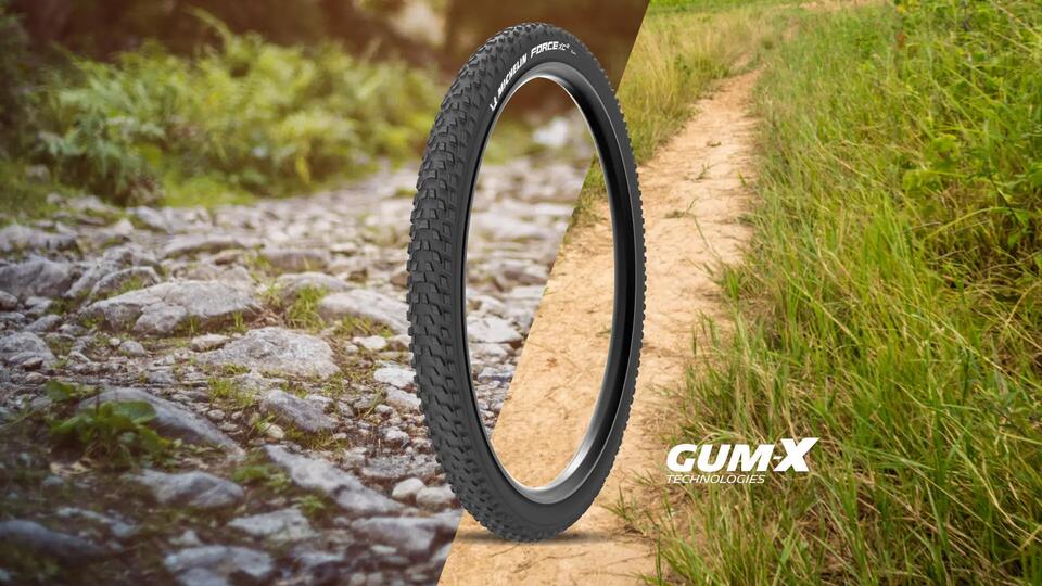 Opona MICHELIN FORCE XC² PERFORMANCE LINE Przednia i tylna Cechy i zalety-1 16/9