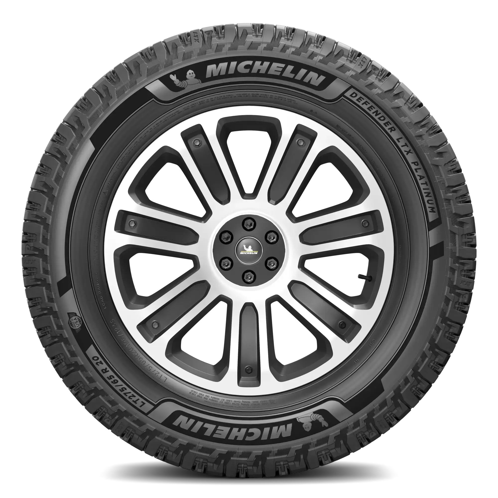 Tire MICHELIN DEFENDER LTX PLATINUM LT275/65 R20 126/123S A (tire + rim) Square