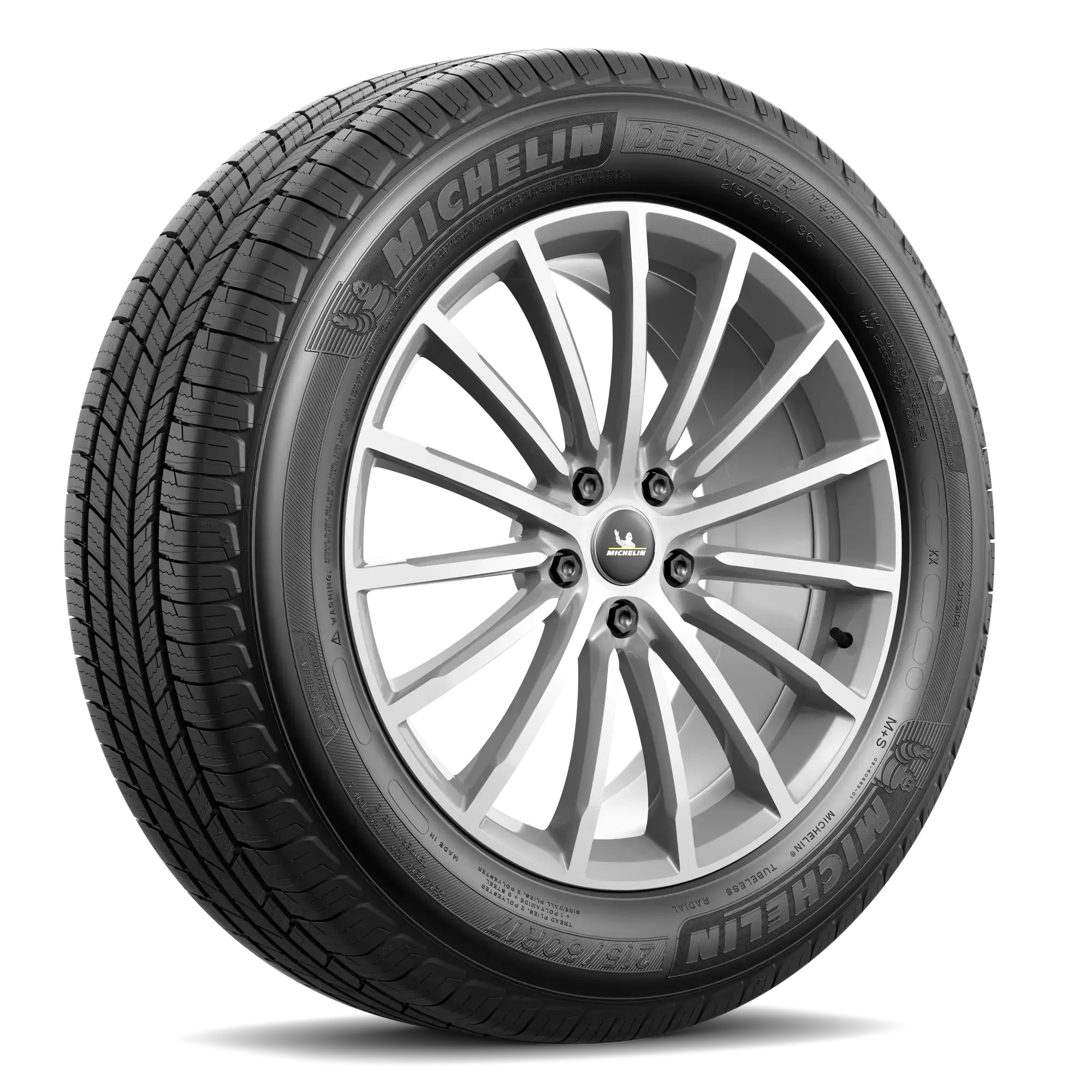 Tire MICHELIN DEFENDER T+H All-season tire 215/60 R17 96H A (tire + rim) Square