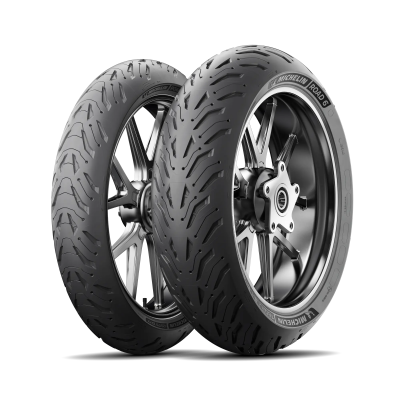 Tyre MICHELIN ROAD 6 Set All-season tyre A (tyre + rim) Square