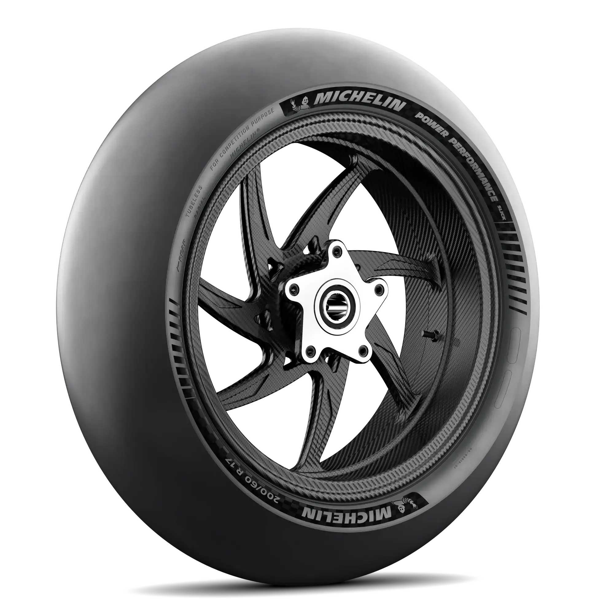 Pneumatico MICHELIN POWER PERFORMANCE SLICK Posteriore Pneumatici per tutte le stagioni 200/60 R17 A (pneumatico + cerchio) Quadrato