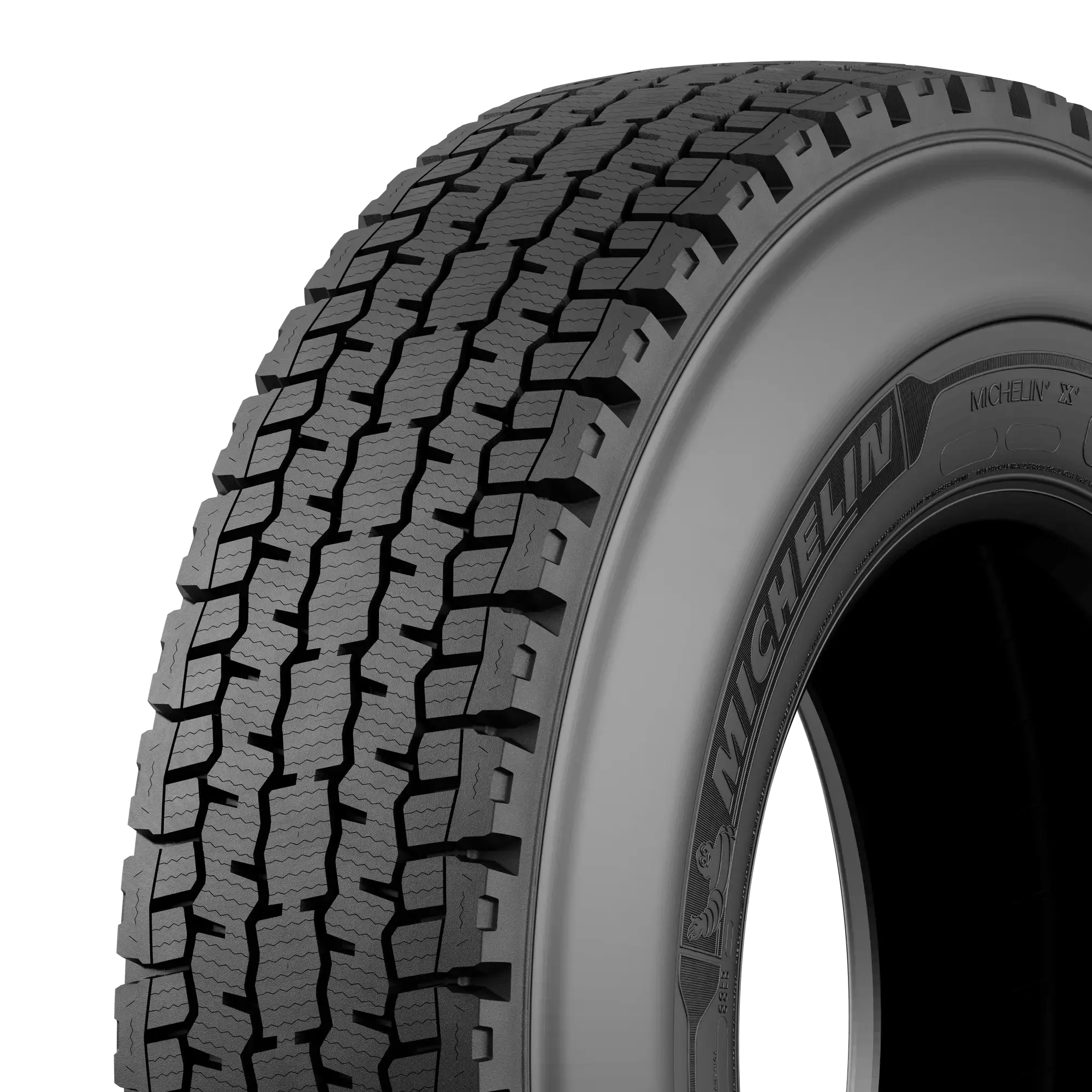 Tire MICHELIN X INCITY GRIP D SL 305/85R22.5 tire + rim Square