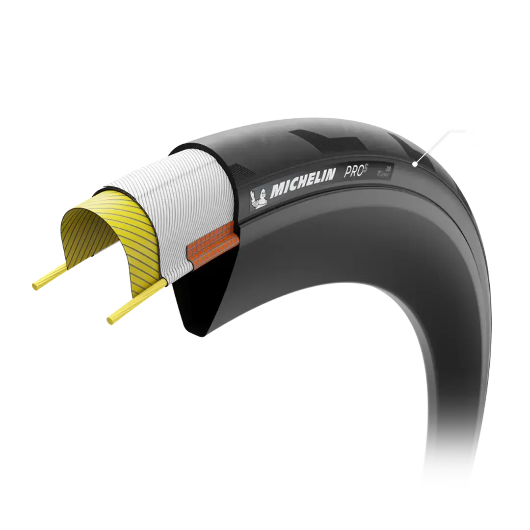 タイヤ MICHELIN PRO 5 TLR スクエア