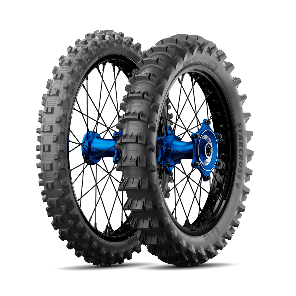 Pneu MICHELIN STARCROSS 6 SAND Conjunto A (pneu + aro) Quadrado