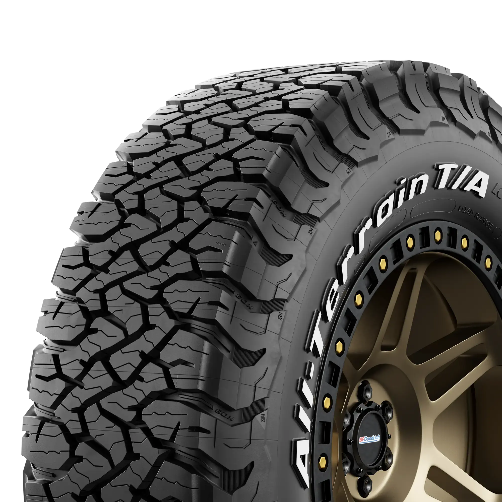 Llanta BFGOODRICH ALL-TERRAIN T/A KO3 Llantas para todas las estaciones 265/70 R17 123/120S Una (llanta + rin) Cuadrado