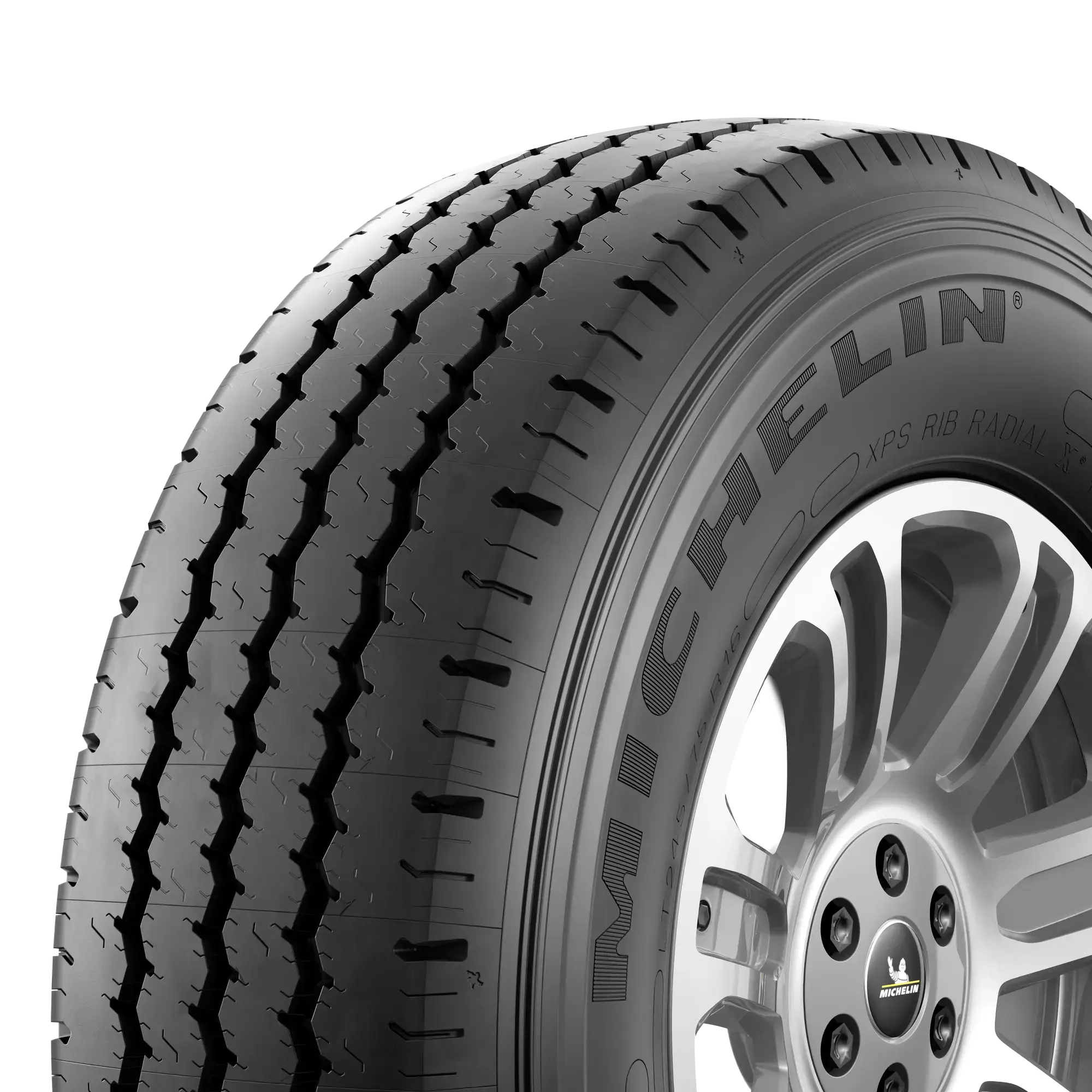 Tire MICHELIN XPS RIB All-season tire LT 245/75 R16 120Q LRE A (tire + rim) Square