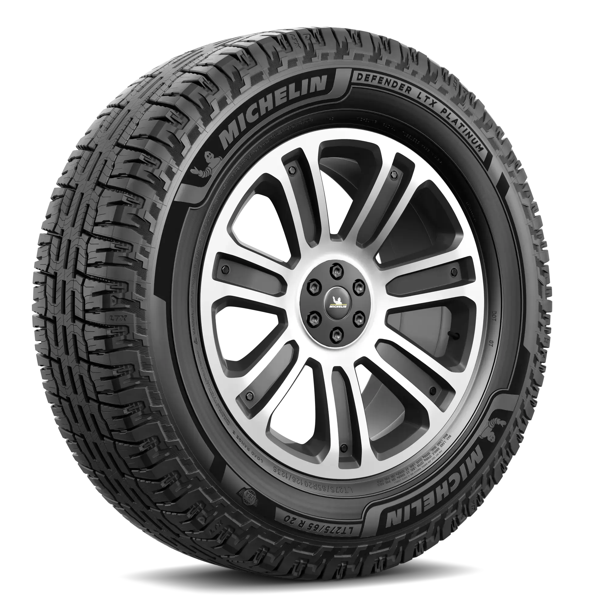 Tire MICHELIN DEFENDER LTX PLATINUM LT275/65 R20 126/123S A (tire + rim) Square