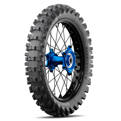 Band MICHELIN STARCROSS 6 MUD Achter All-season band 110/90-19 62M A (band + velg) Vierkant