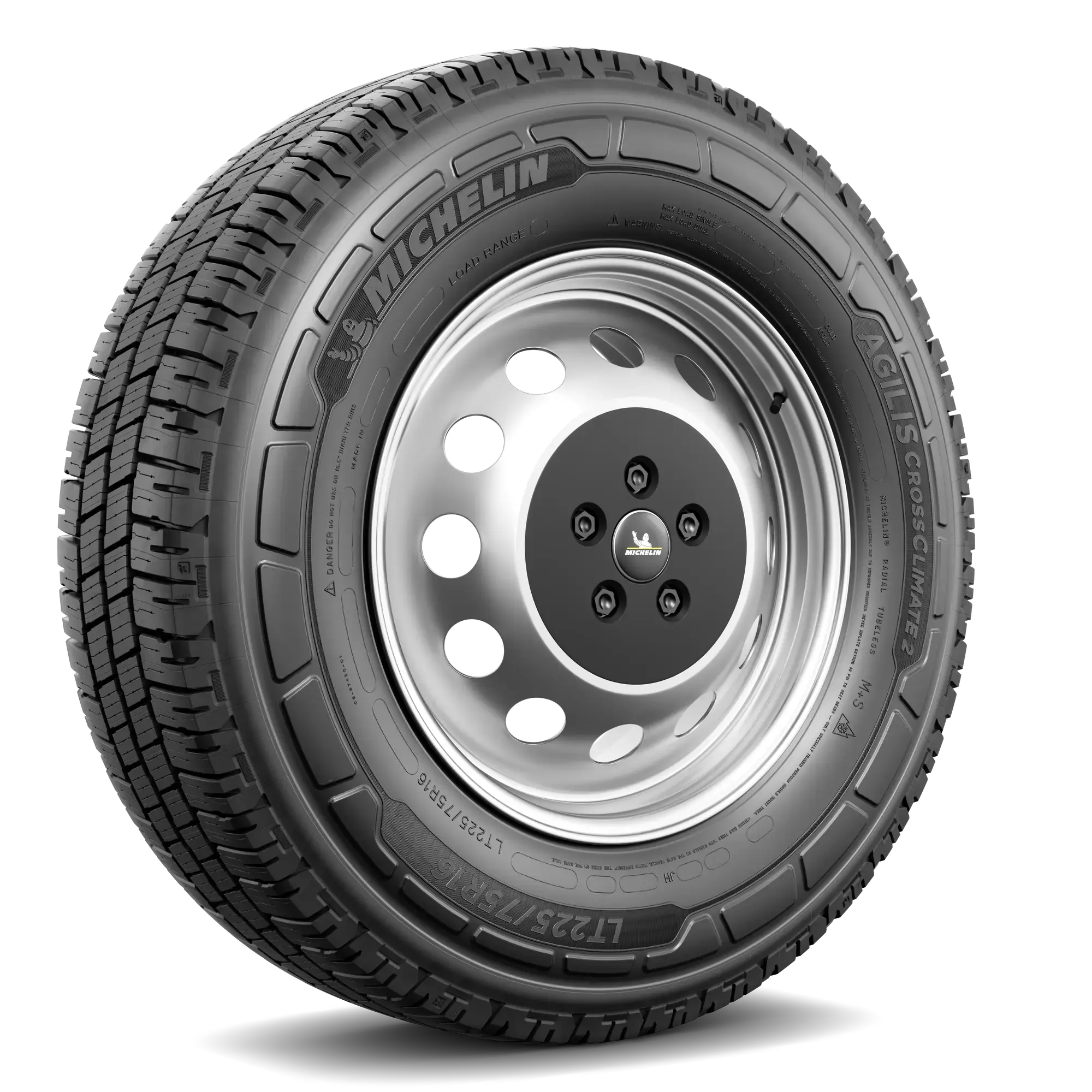 Tire MICHELIN AGILIS CROSSCLIMATE 2 All-season tire LT 225/75 R16 A (tire + rim) Square