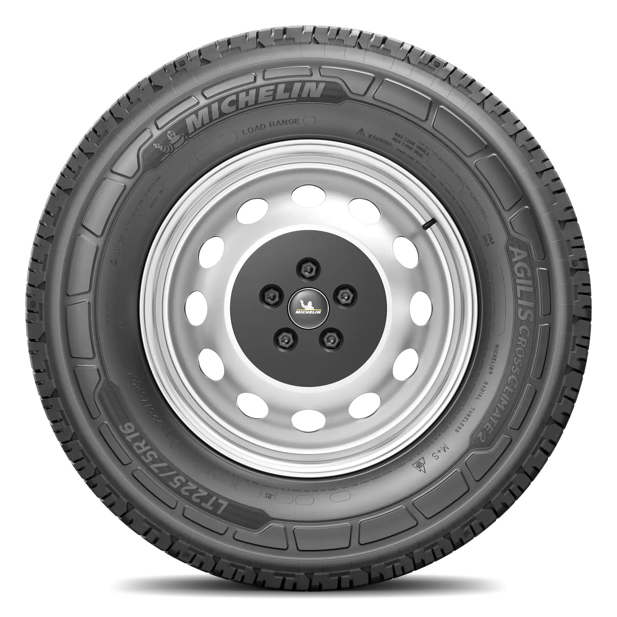 Tire MICHELIN AGILIS CROSSCLIMATE 2 All-season tire LT 225/75 R16 A (tire + rim) Square