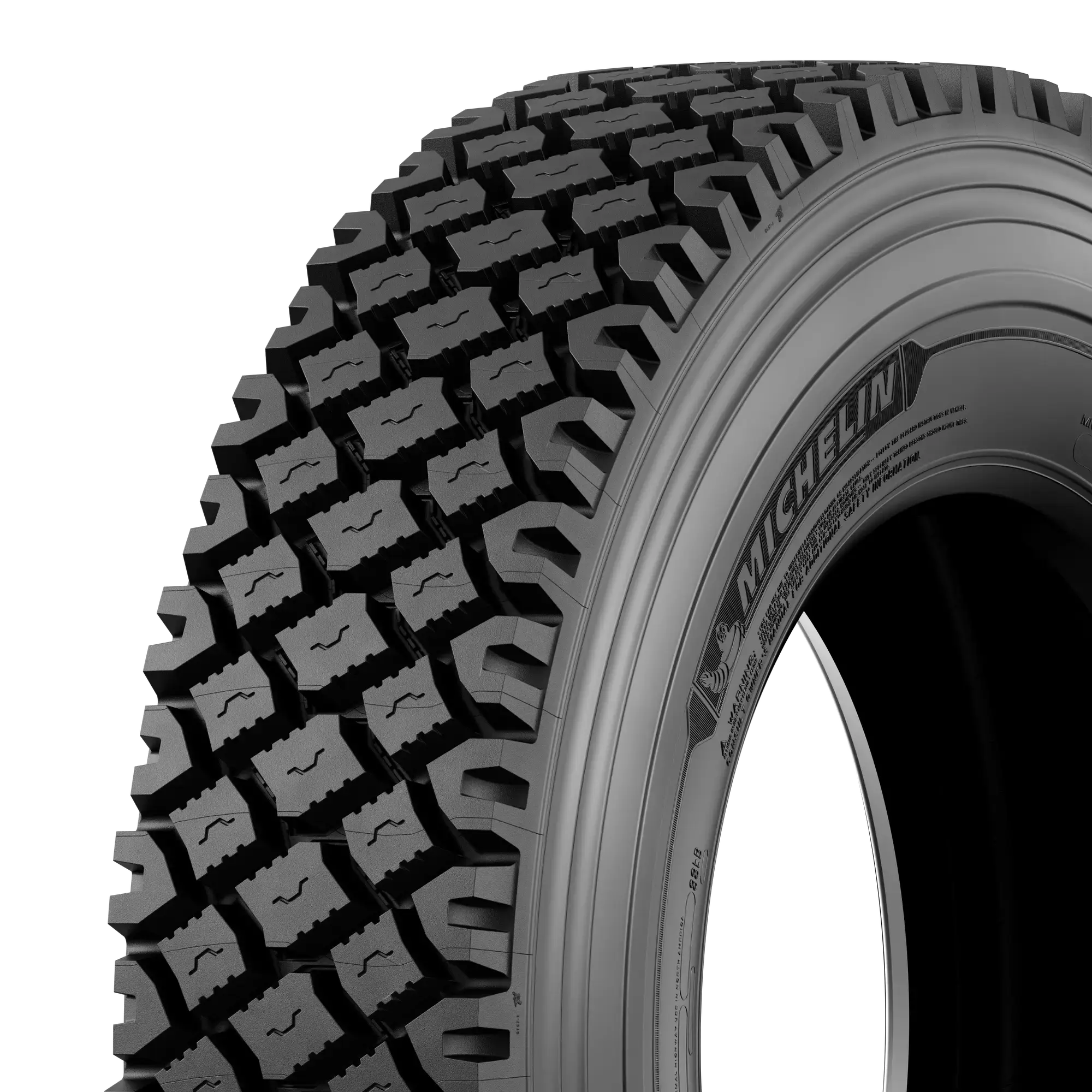 Tire MICHELIN X WORKS GRIP D Drive Winter tire 11 R24.5 tire + rim Square