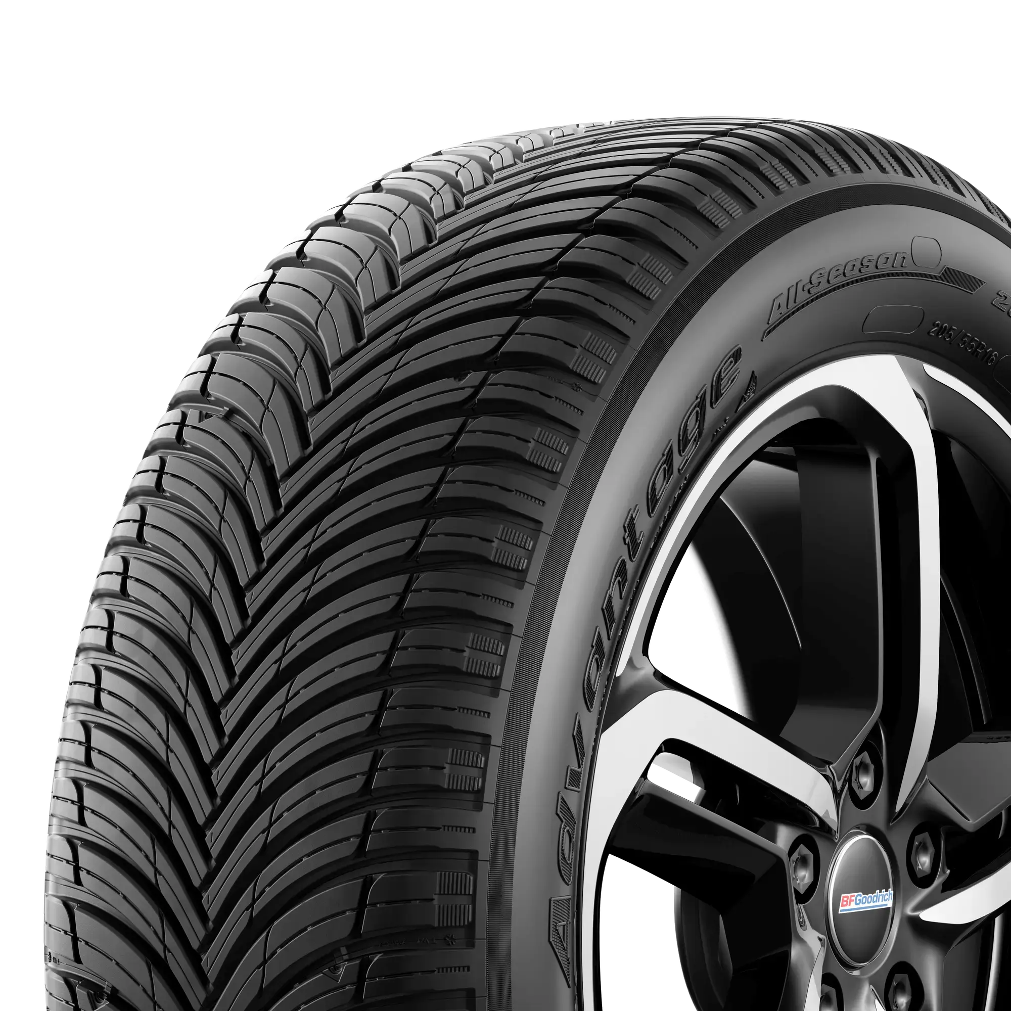 Pneu BFGOODRICH ADVANTAGE ALL-SEASON Pneu toutes saisons 205/55 R16 91H A (pneu + jante) Carré