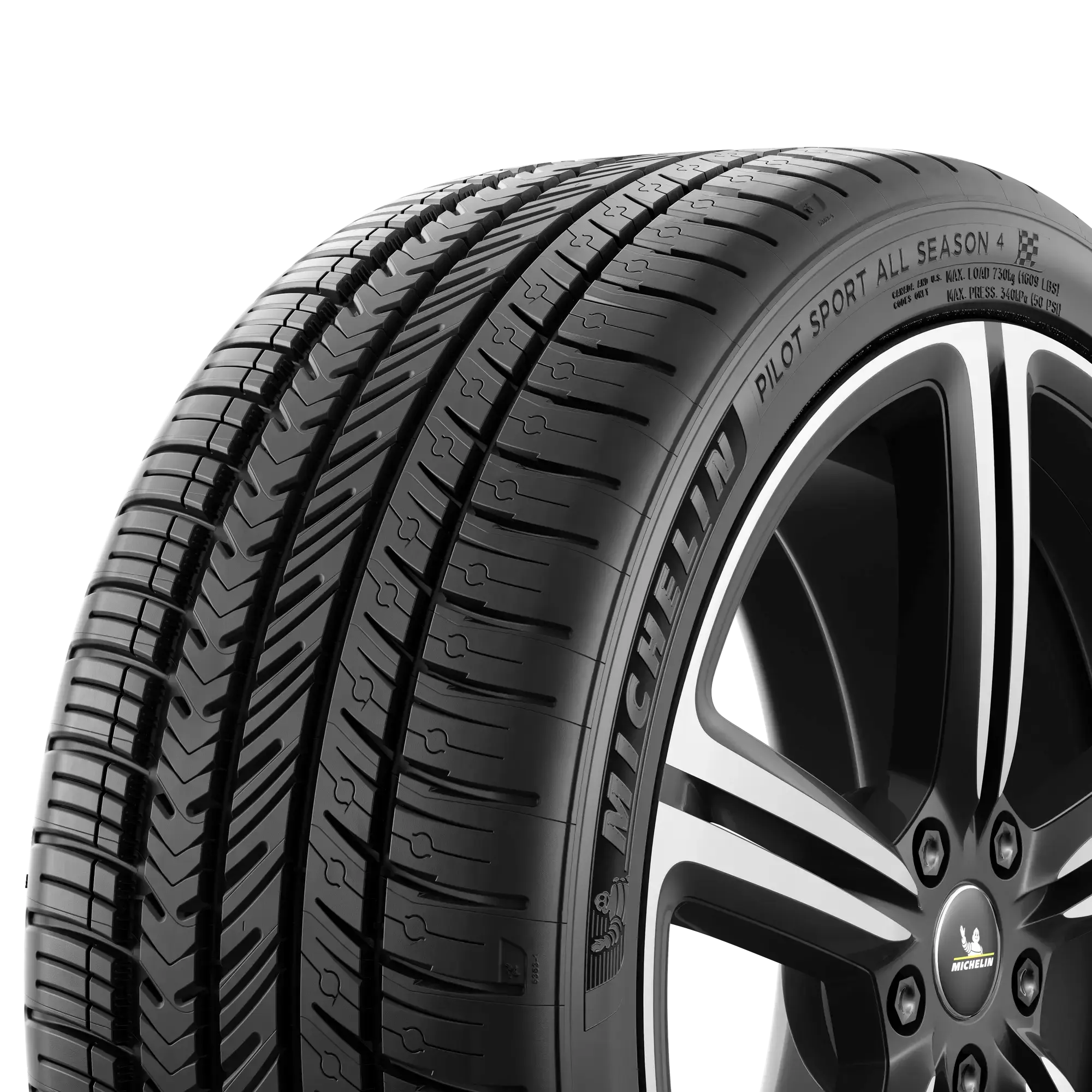 Tire MICHELIN PILOT SPORT ALL SEASON 4 All-season tire 245/40 ZR18 97Y XL A (tire + rim) Square