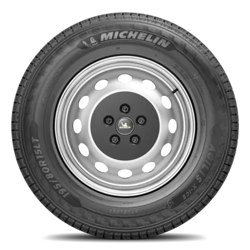 タイヤ MICHELIN AGILIS X-ICE 冬タイヤ 195/80 R15 LT 107/105R A(タイヤ + リム) スクエア