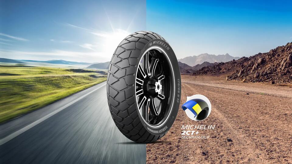 Rengas MICHELIN SCORCHER ADVENTURE ominaisuudet-ja-edut-1 16/9