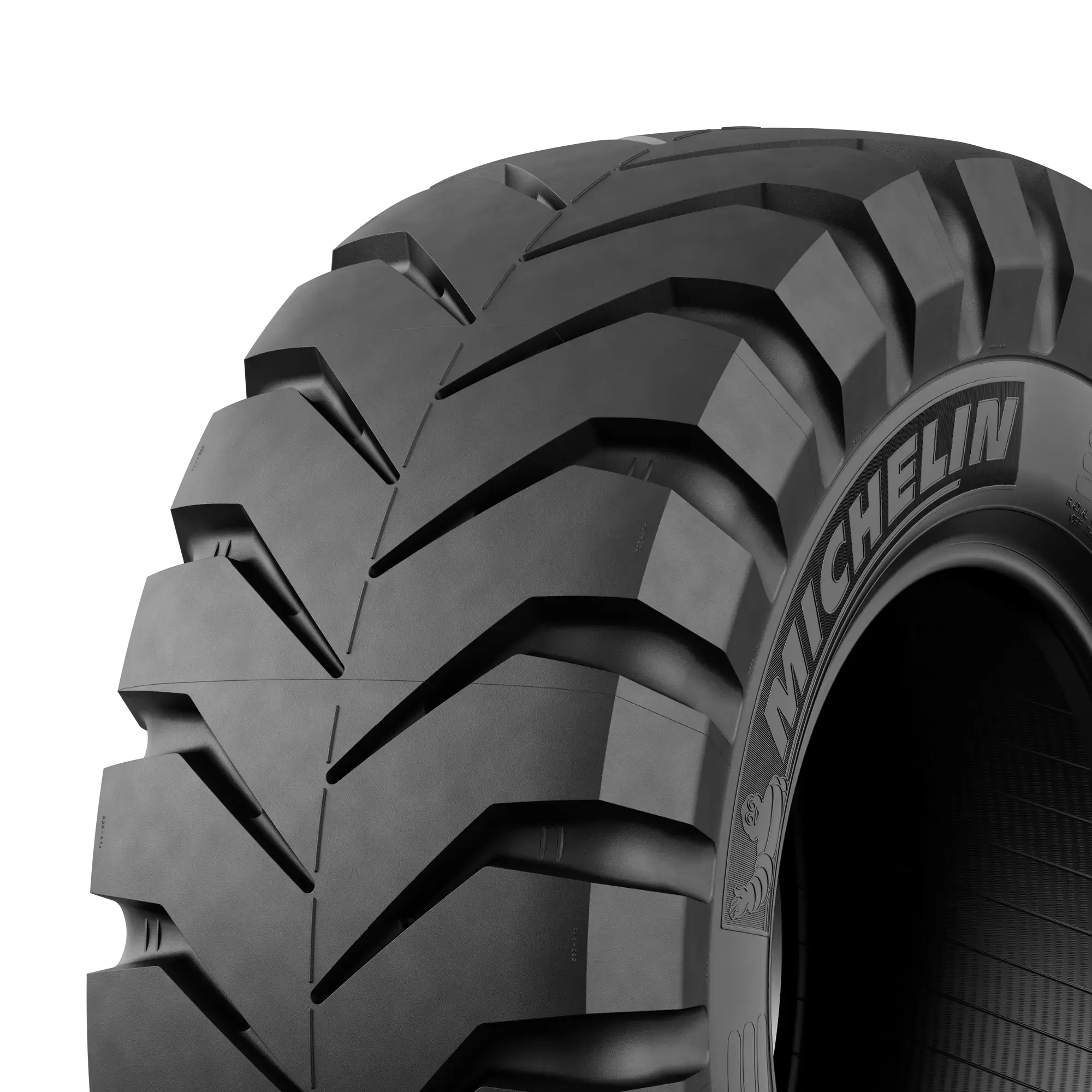 Tire MICHELIN XK 17.5 R25 tire + rim Square