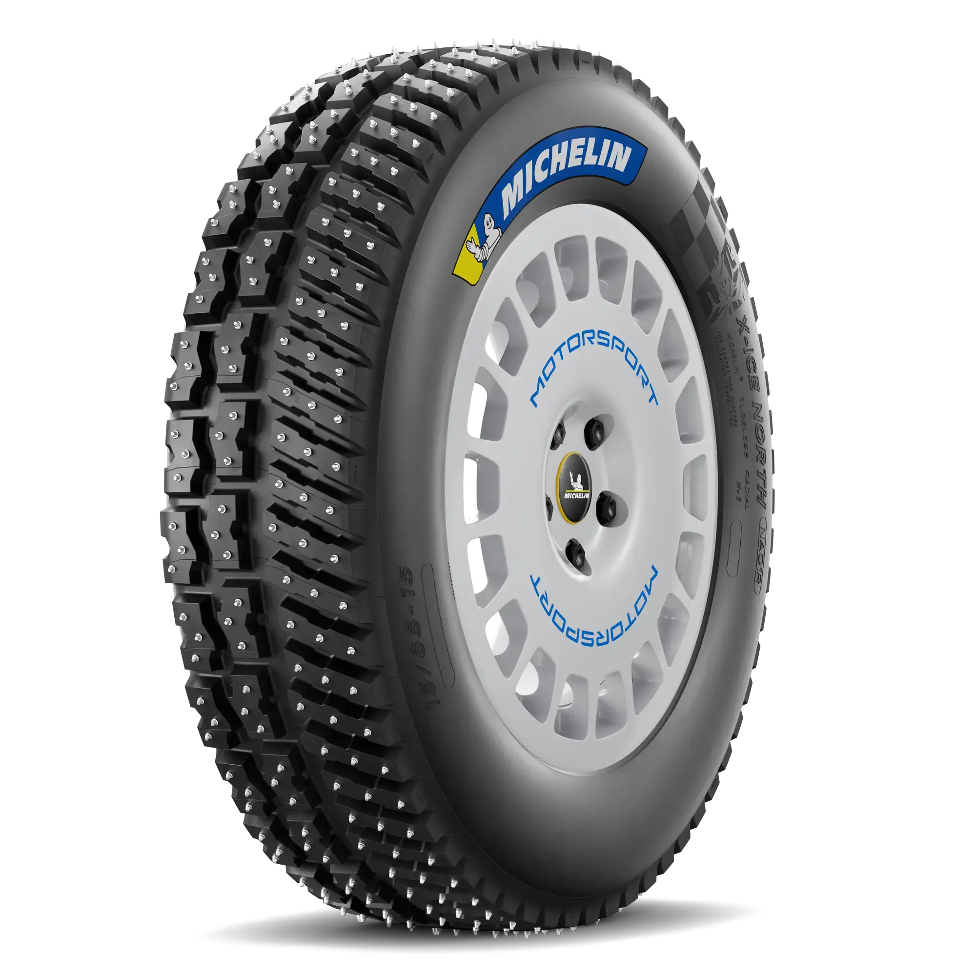 Pneu MICHELIN X-ICE NORTH NA01 Droite Pneu hiver 15/65-15 A (pneu + jante) Carré