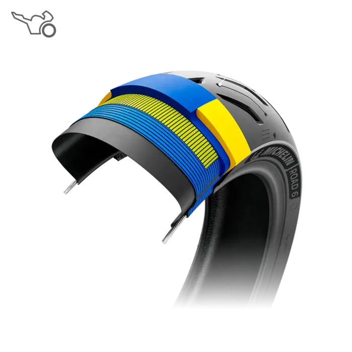Tyre MICHELIN ROAD 6 Rear Square