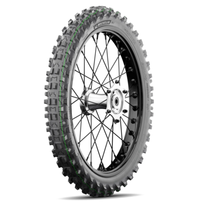 Pneu MICHELIN ENDURO MEDIUM 2 Avant 90/90 21 54R A (pneu + jante) Carré