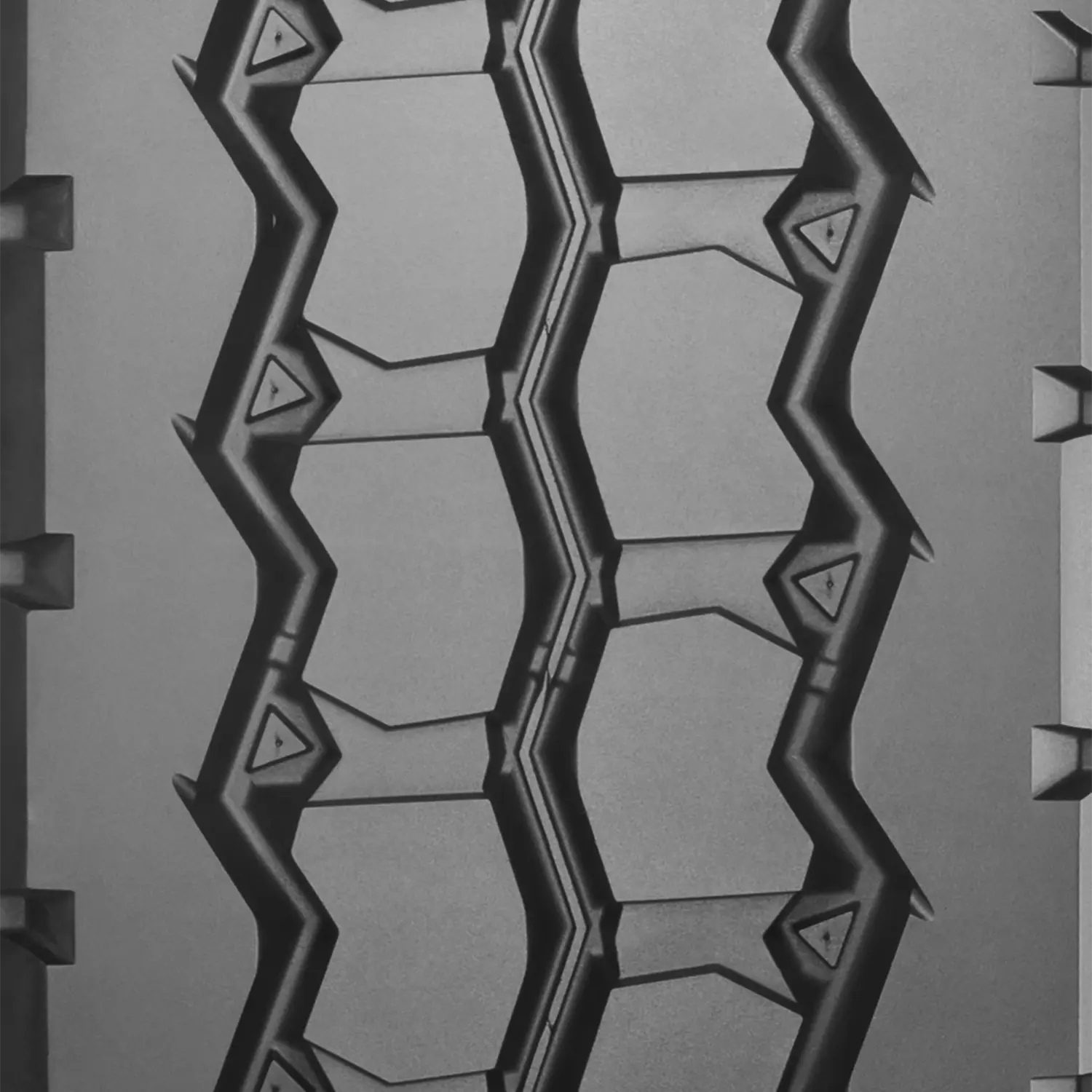 Rendered cutout view of a BFGoodrich Cross Control S tire