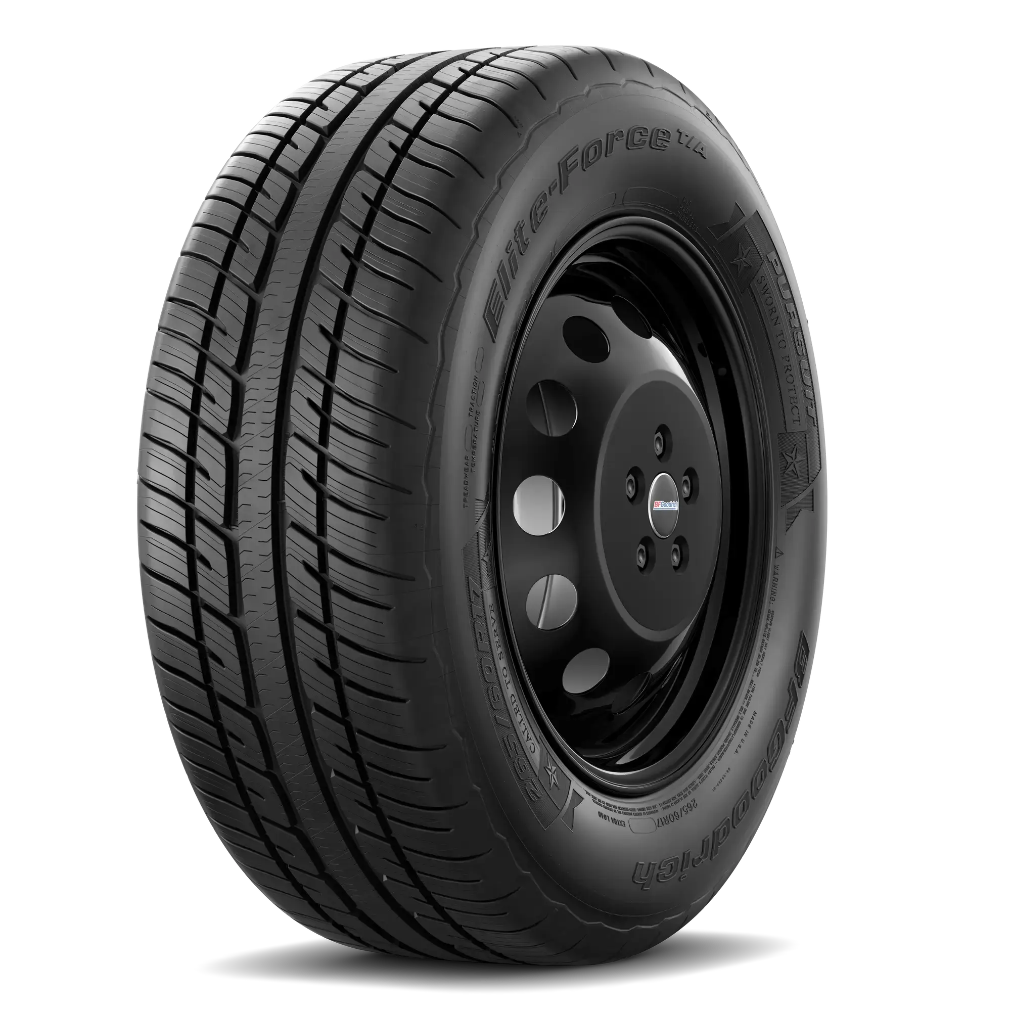 Tire BFGOODRICH ELITE FORCE T/A 265/60 R17 112V XL A (tire + rim) Square