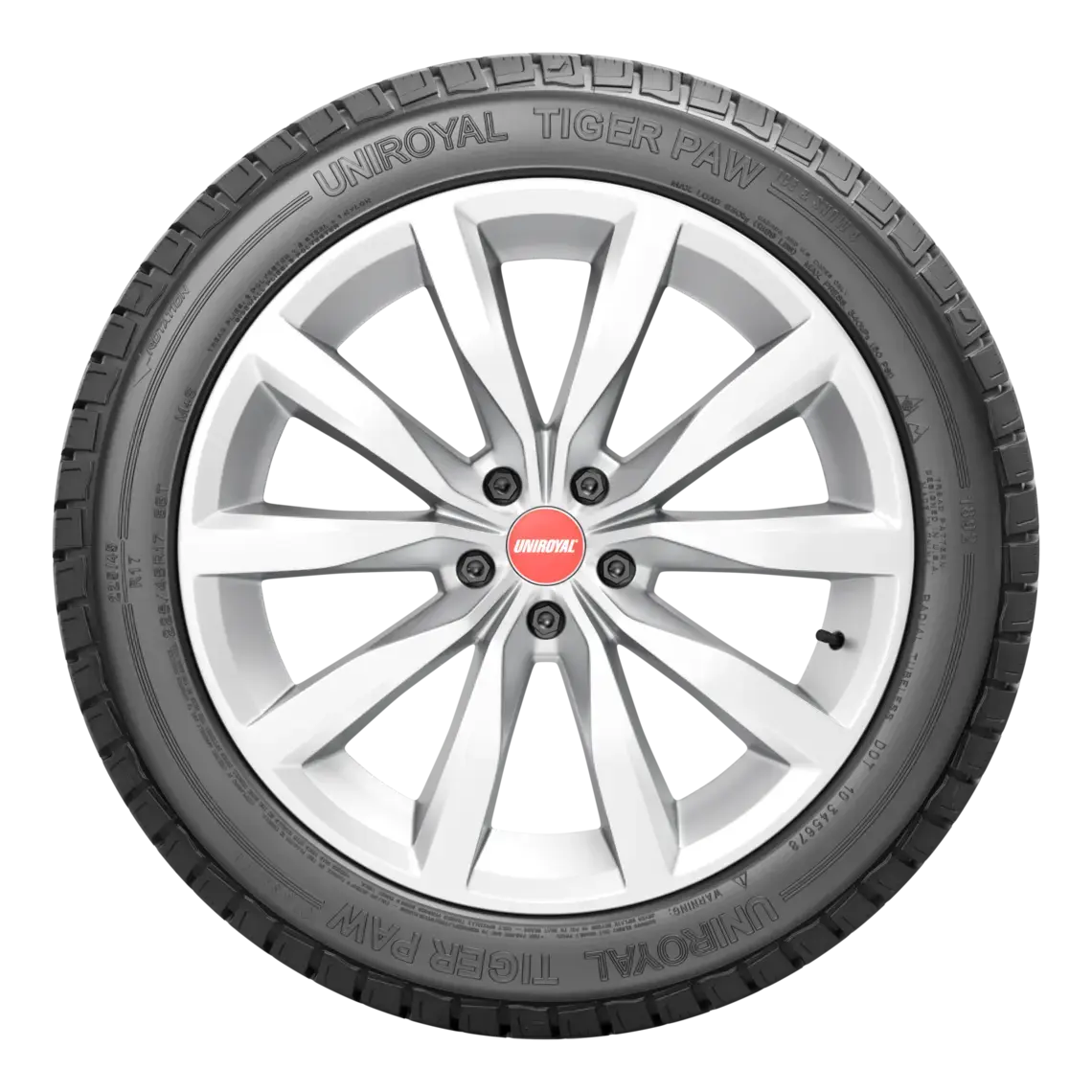 Tire UNIROYAL TIGER PAW ICE AND SNOW 4 Winter tire 225/45 R17 A (tire + rim) Square