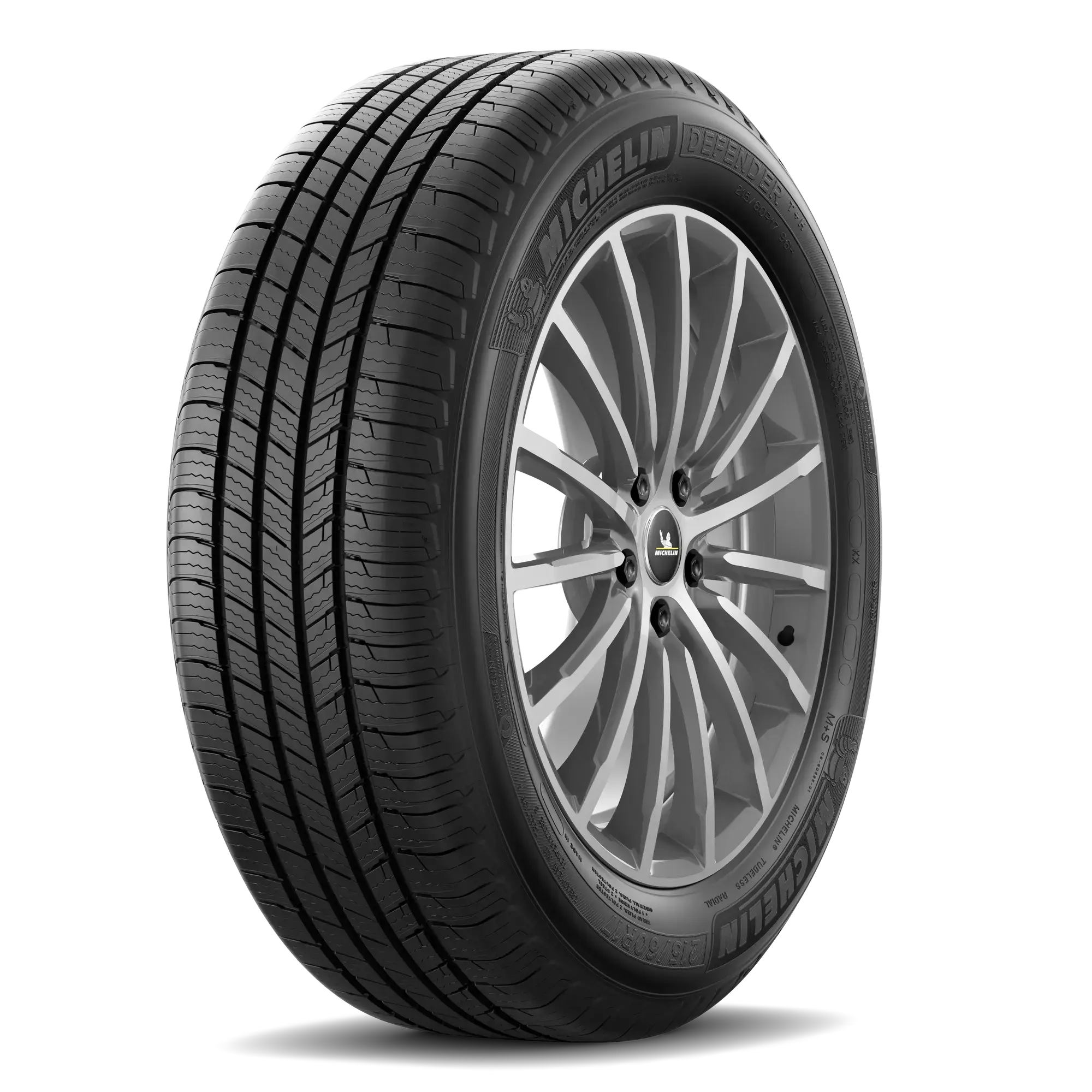 Tire MICHELIN DEFENDER T+H All-season tire 215/60 R17 96H A (tire + rim) Square