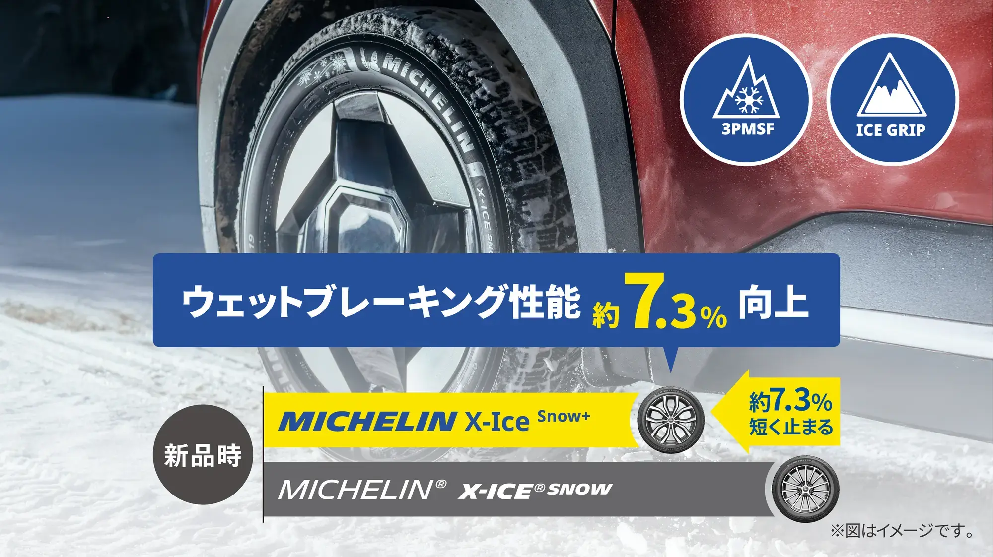 MICHELIN X-ICE SNOW + | 乗用車用タイヤ | 日本ミシュランタイヤ