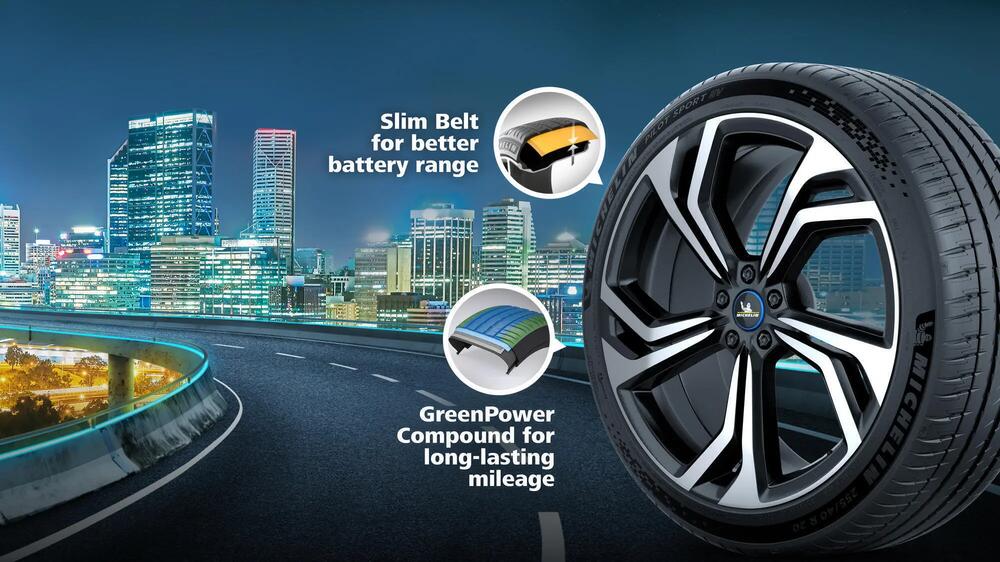 輪胎 MICHELIN PILOT SPORT EV 夏季輪胎 功能特色和好處2 16/9