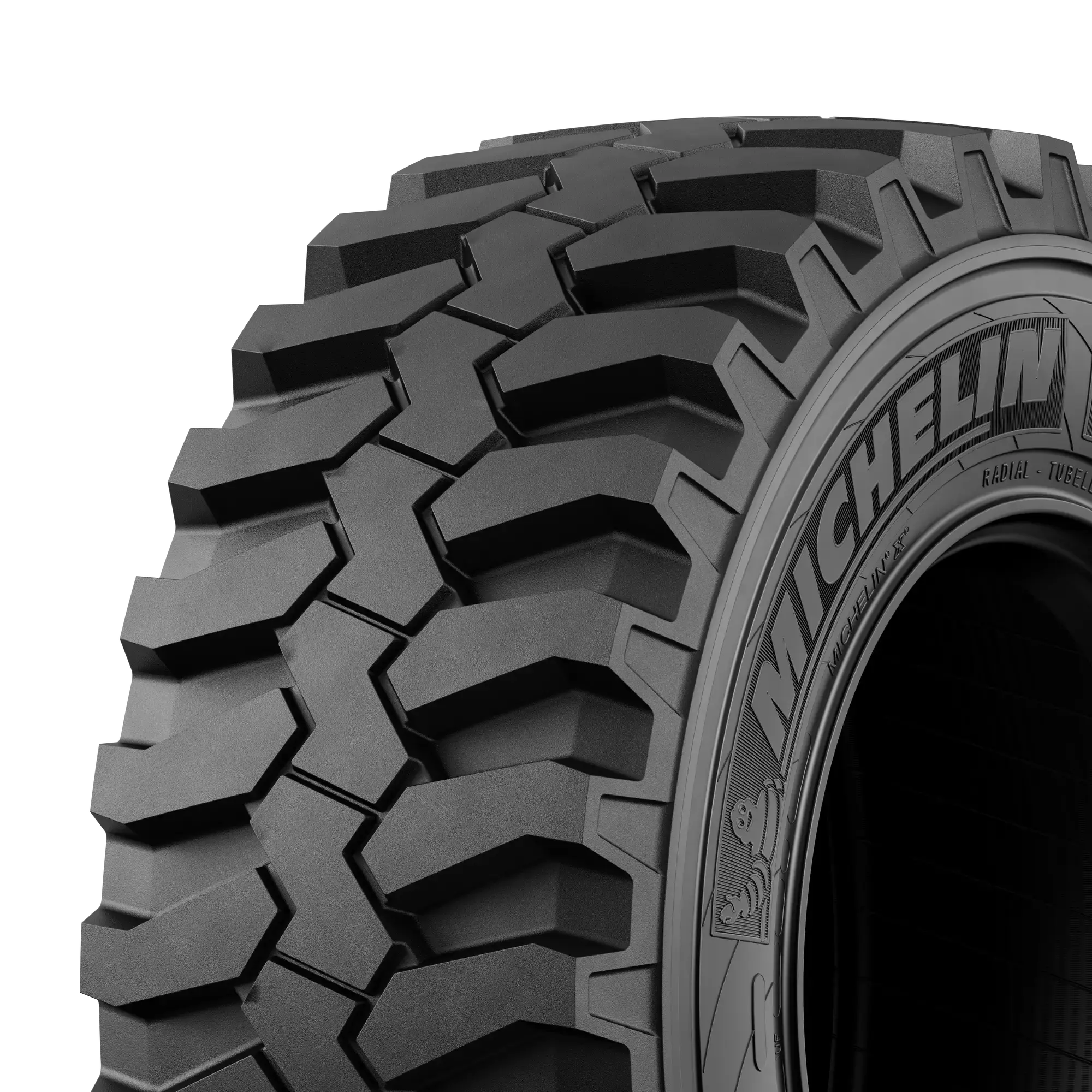 Tire MICHELIN BIBSTEEL HARD SURFACE 300/70 R16 tire + rim Square