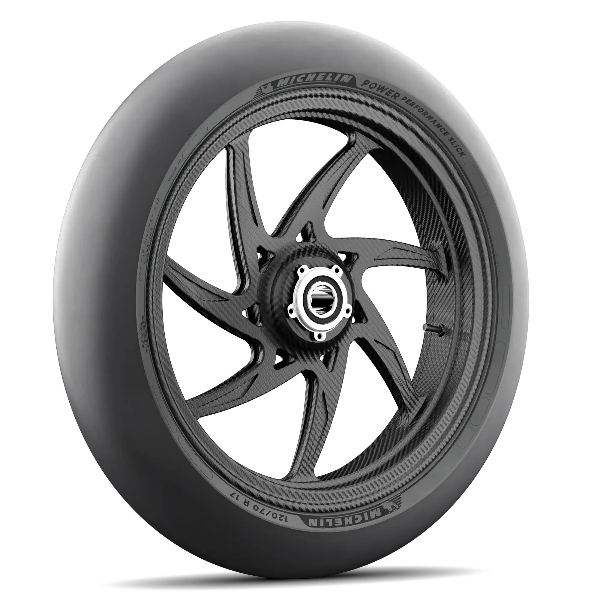 Pneumatico MICHELIN POWER PERFORMANCE SLICK Anteriore Pneumatici per tutte le stagioni 120/70 R17 58V A (pneumatico + cerchio) Quadrato