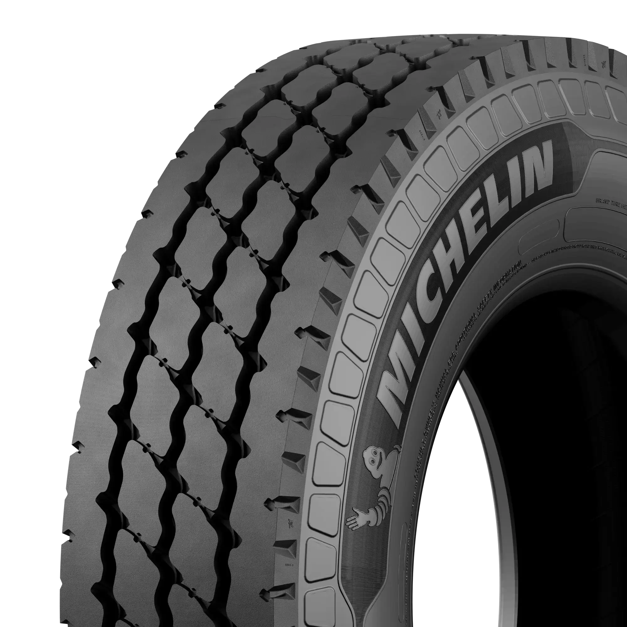 Tire MICHELIN X WORKS Z2 All position 11R22.5 tire + rim Square