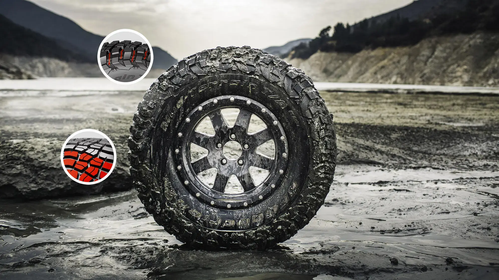 Däck BFGOODRICH MUD TERRAIN T/A KM3 Året runt-däck egenskaper-och-fördelar-1 16/9