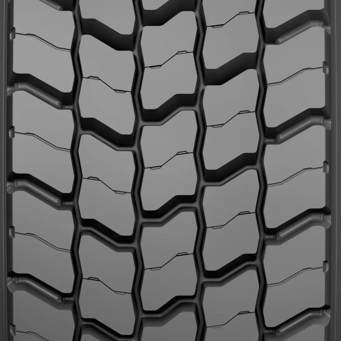 Rendered cutout view of a BFGoodrich Route Control D tire
