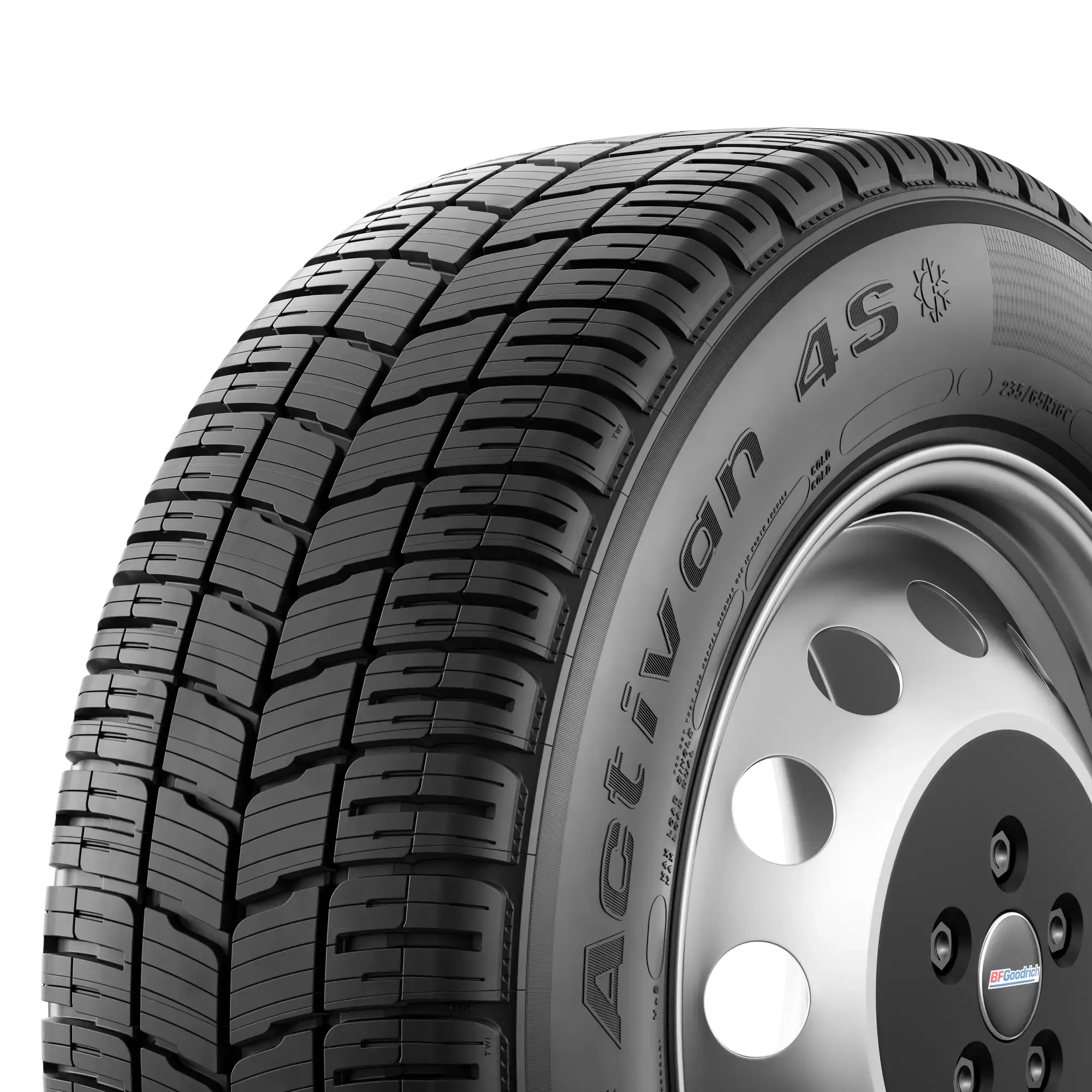 Pneu BFGOODRICH ACTIVAN 4S Pneu toutes saisons 235/65 R16C 115/113R A (pneu + jante) Carré