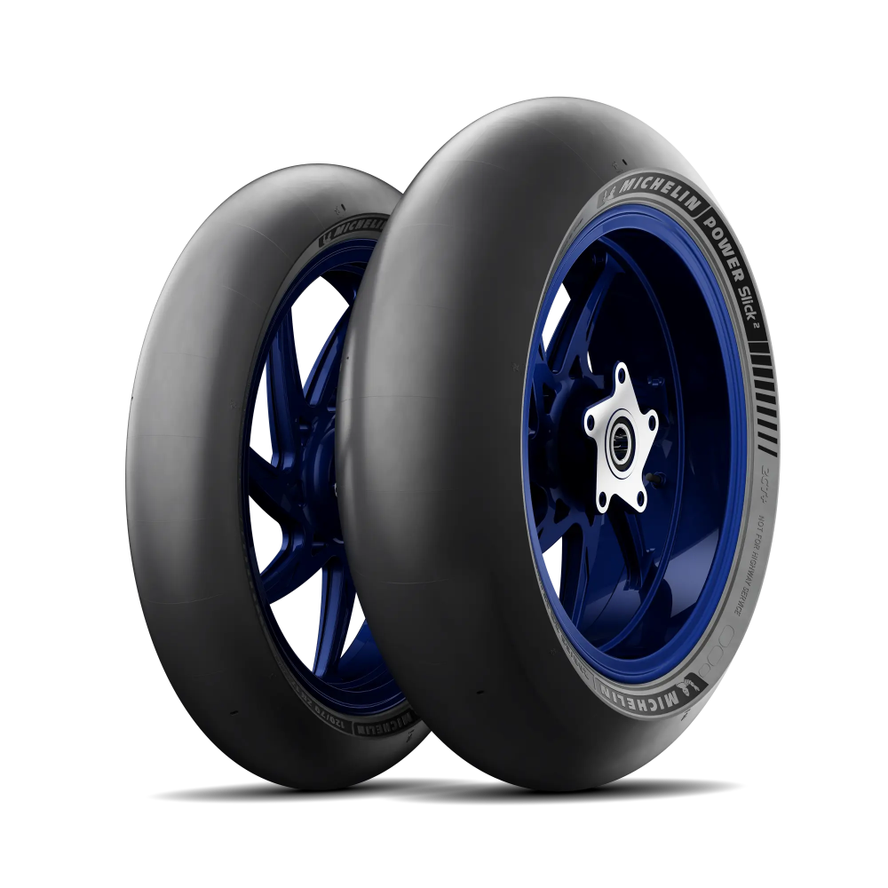 Rengas MICHELIN POWER SLICK 2 Sarja All season -rengas (Rengas + vanne) Neliö