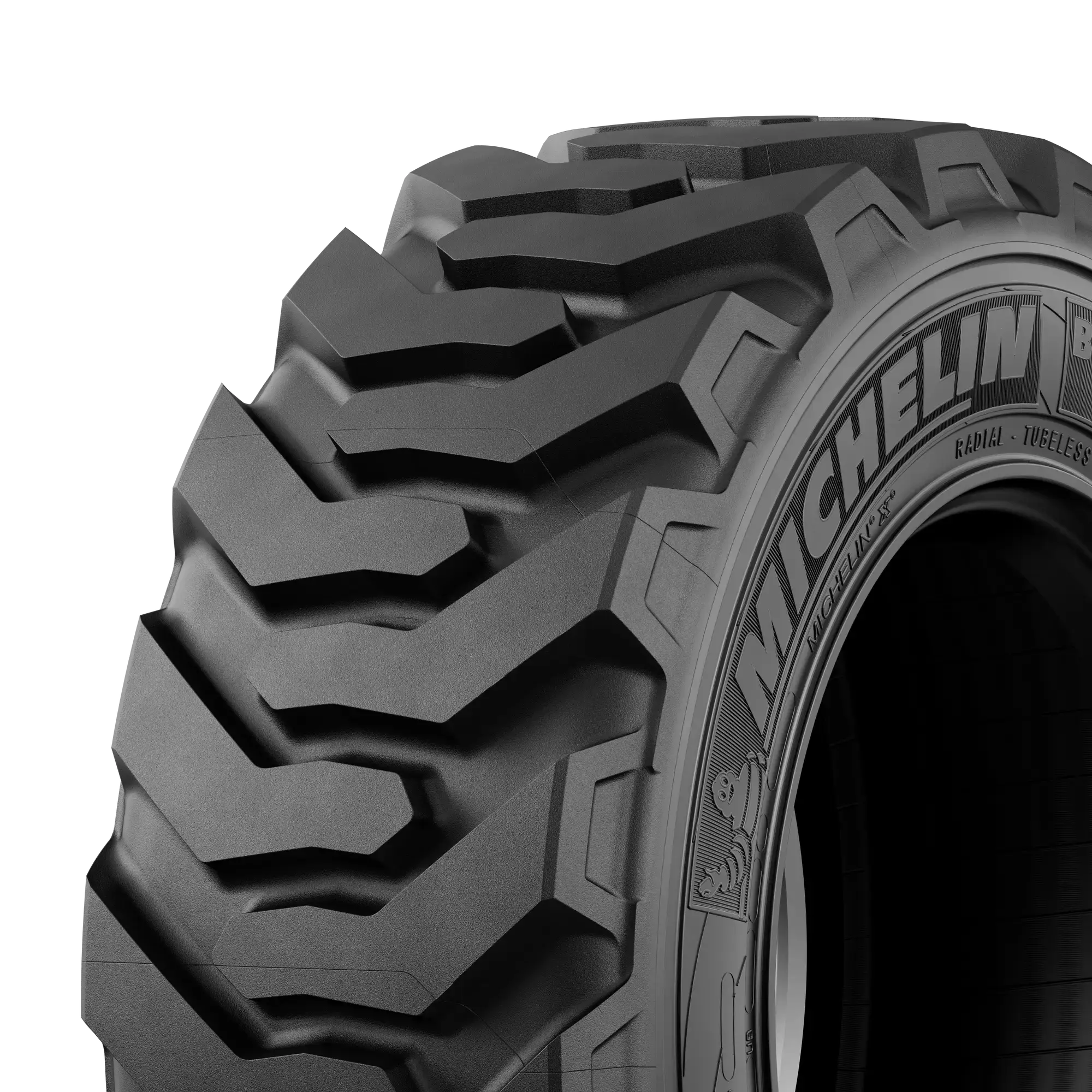 Tire MICHELIN BIBSTEEL ALL TERRAIN 260/70 R16.5 129A8/129B IND TL tire + rim Square