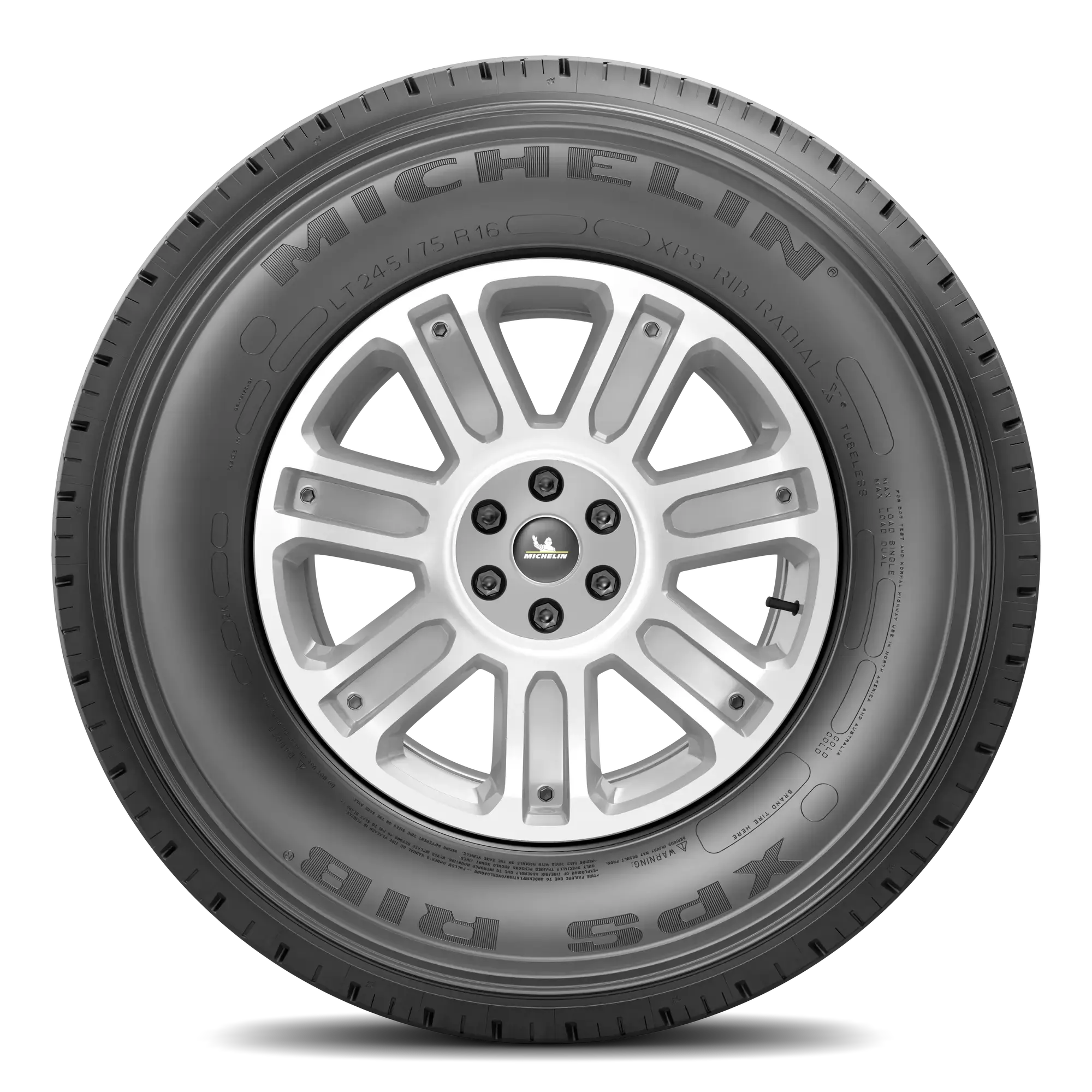 Tire MICHELIN XPS RIB All-season tire LT 245/75 R16 120Q LRE A (tire + rim) Square