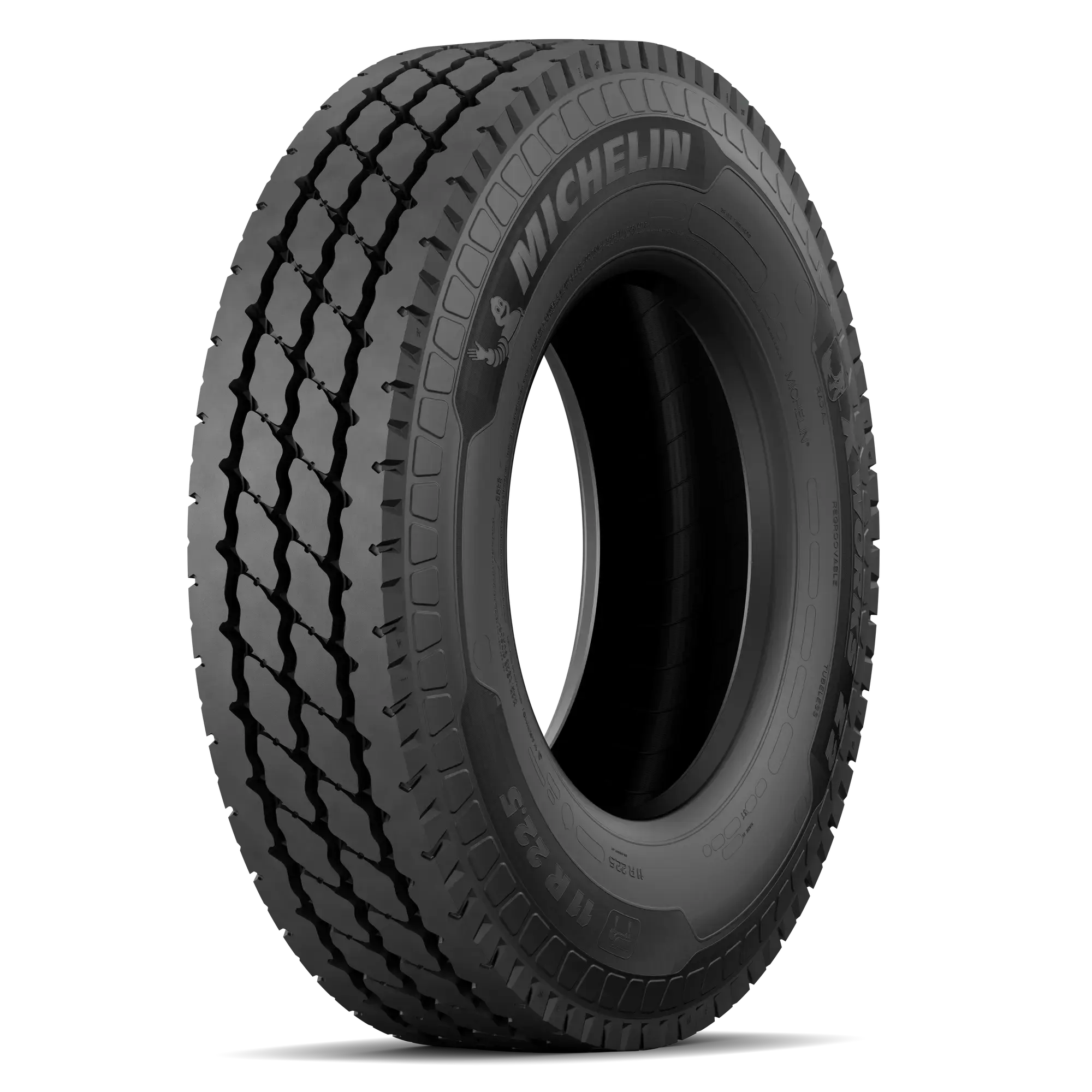 Tire MICHELIN X WORKS Z2 All position 11R22.5 tire + rim Square