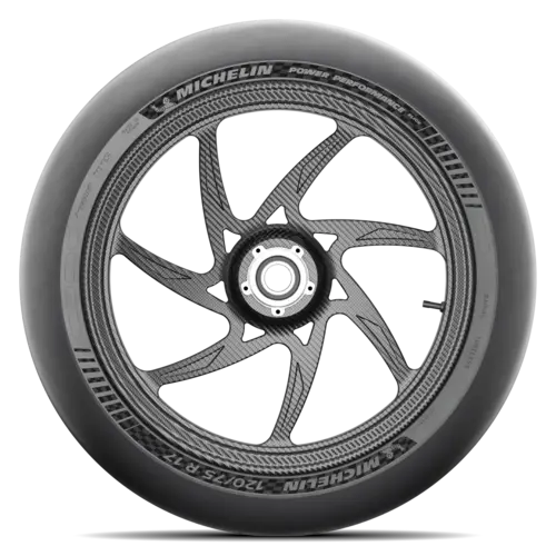 Ελαστικό MICHELIN POWER PERFORMANCE SLICK Εμπρός Ελαστικό παντός καιρού 120/75 R17 A (ελαστικό + ζάντα) Τετράγωνο