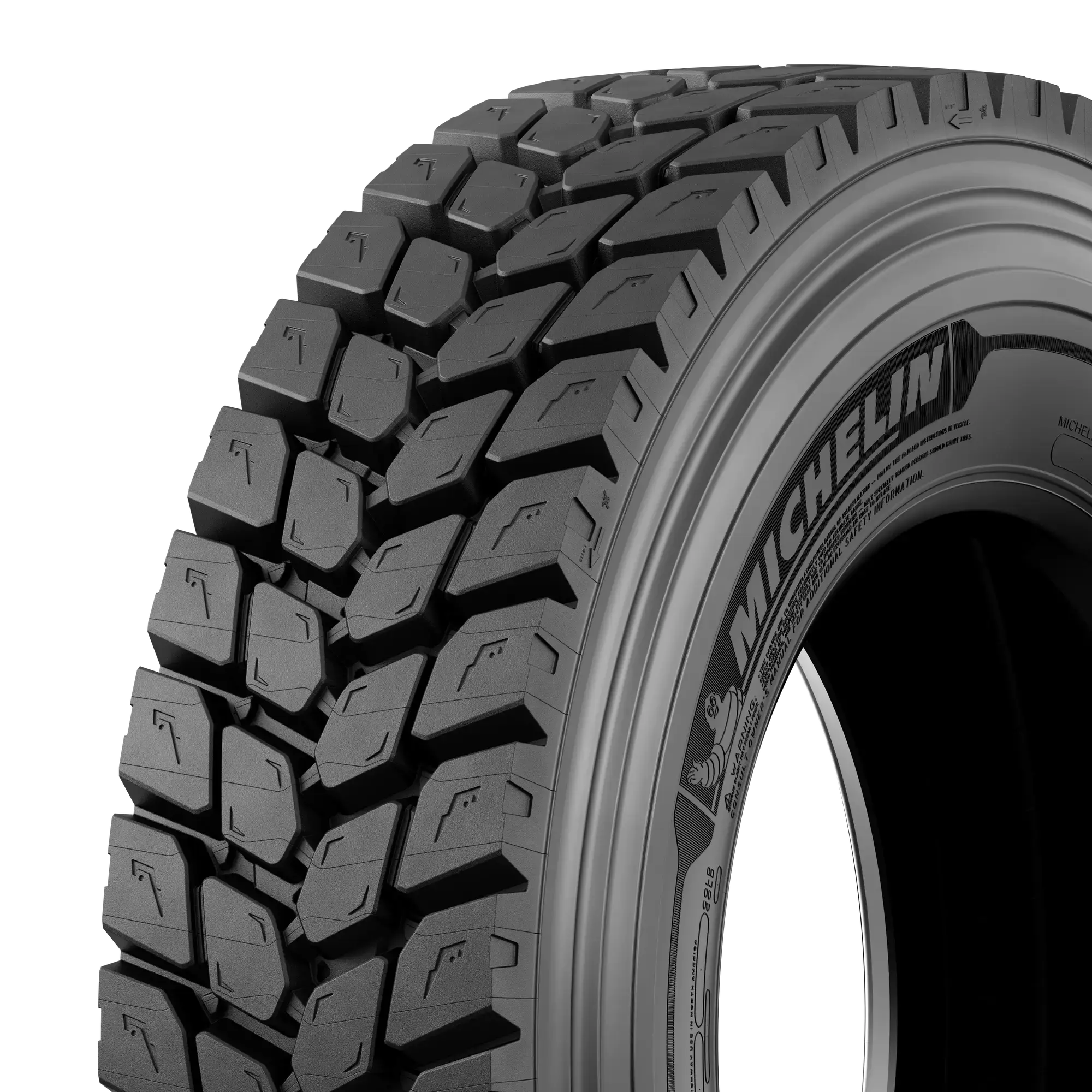 Tire MICHELIN X® WORKS D Drive All-season tire 11 R22.5 tire + rim Square