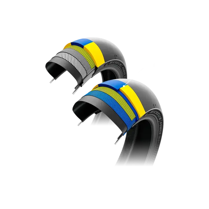 Tyre MICHELIN POWER SLICK 2 Set Square