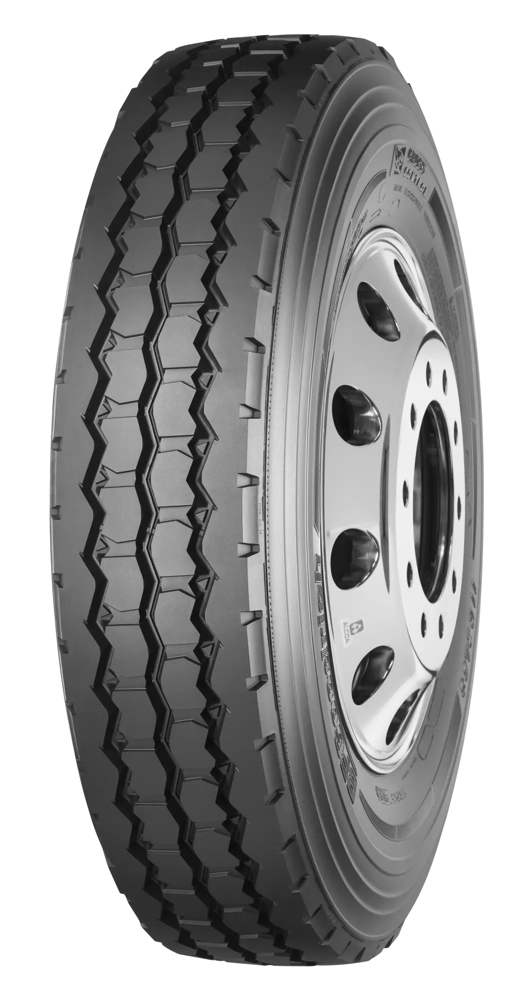 Rendered 3/4 view of a BFGoodrich Cross Control S tire