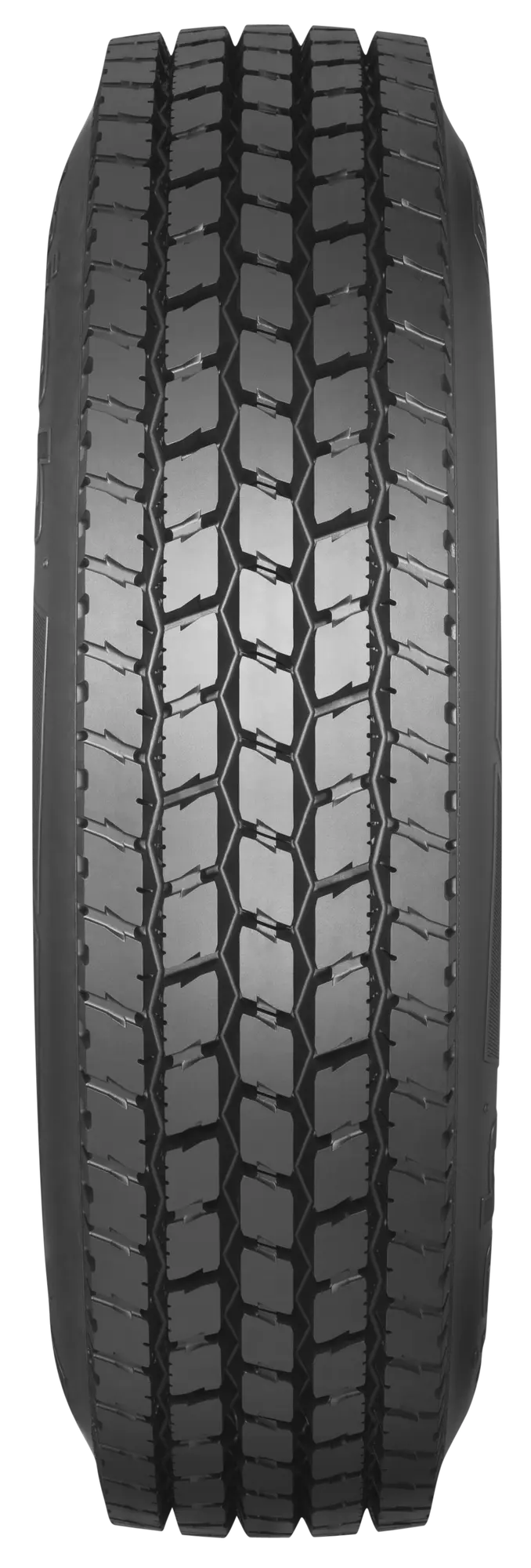 Rendered tread view of a BFGoodrich DR454 tire