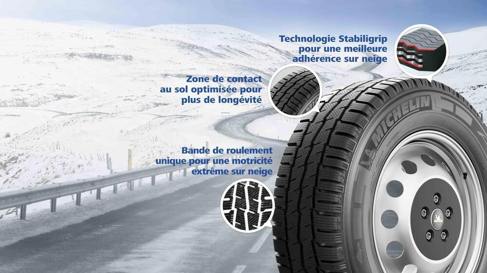 Pneu MICHELIN AGILIS ALPIN Pneu hiver caractéristiques-et-avantages-2 16/9