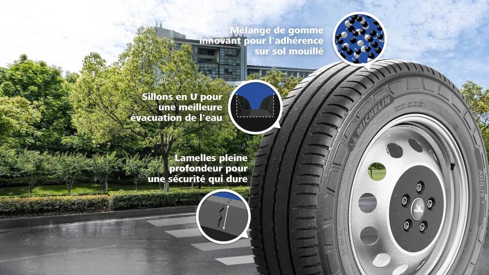 Pneu MICHELIN AGILIS 3 Pneu été caractéristiques-et-avantages-2 16/9