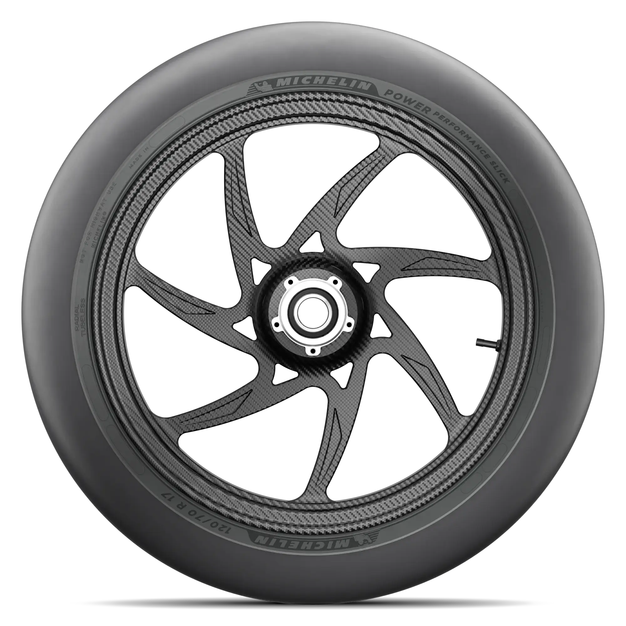 Pneumatico MICHELIN POWER PERFORMANCE SLICK Anteriore Pneumatici per tutte le stagioni 120/70 R17 58V A (pneumatico + cerchio) Quadrato