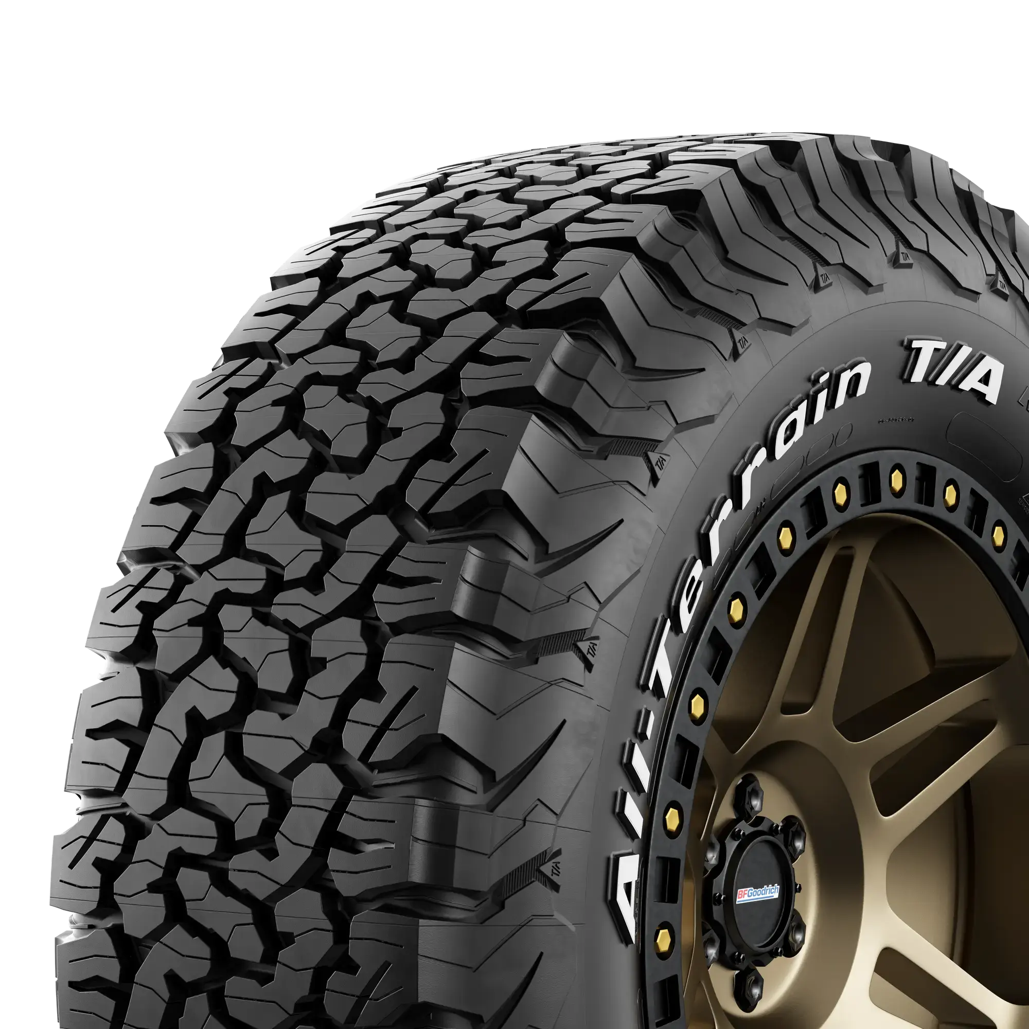 Llanta BFGOODRICH ALL-TERRAIN T/A KO2 Llantas para todas las estaciones LT 265/70 R17 121/118S RWL Una (llanta + rin) Cuadrado