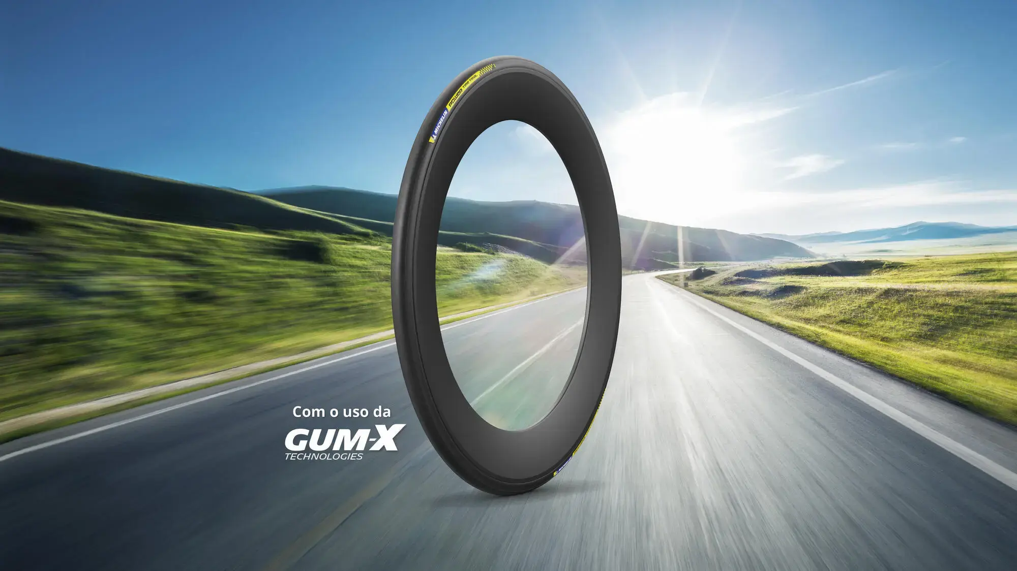Pneu MICHELIN POWER TIME TRIAL RACING LINE - Pneu para bicicleta